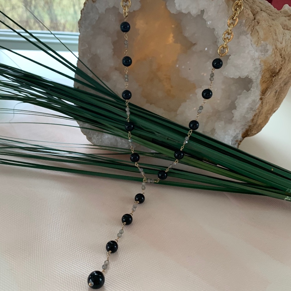 Samantha Black Onyx Necklace